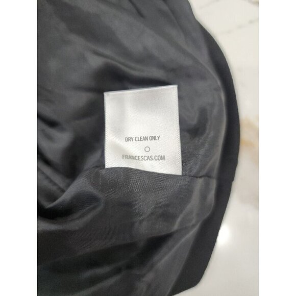 Francesca’s Miami Mini Skirt Lined Black Floral Embroidered Women's Small - Picture 6 of 6